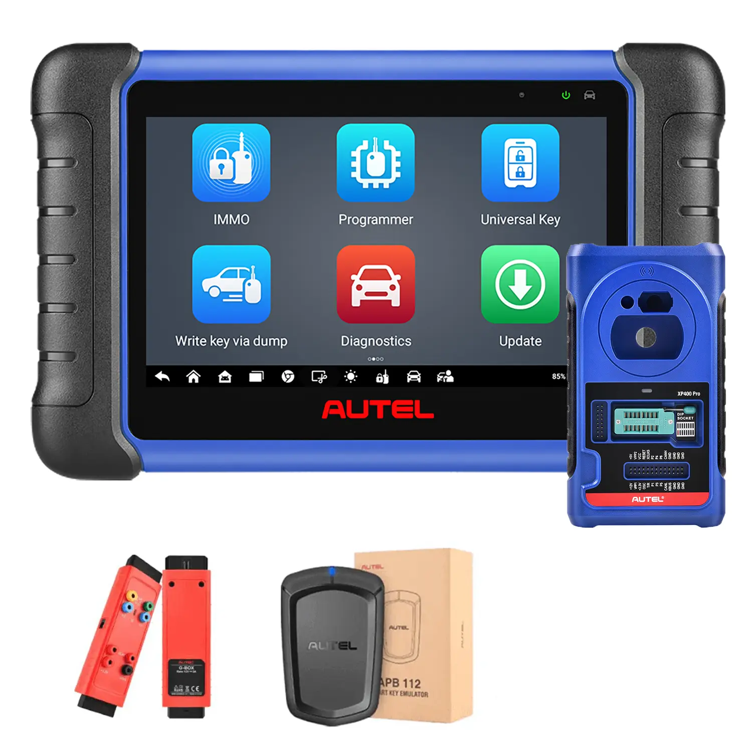 Autel MaxiIM IM508S | Add New Keys | All Keys Lost | IMMO&Key Programming | All System Diagnosis | 25+ Reset Services | Bi-Directional Control