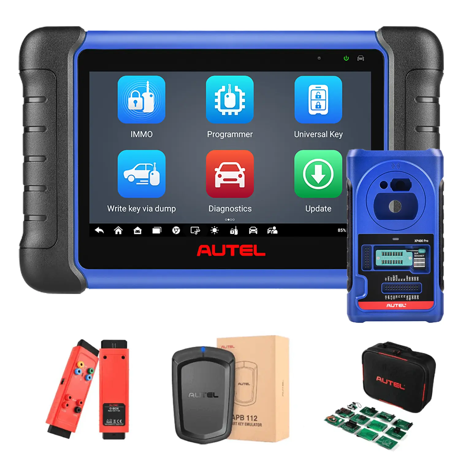 Autel MaxiIM IM508S | Add New Keys | All Keys Lost | IMMO&Key Programming | All System Diagnosis | 25+ Reset Services | Bi-Directional Control