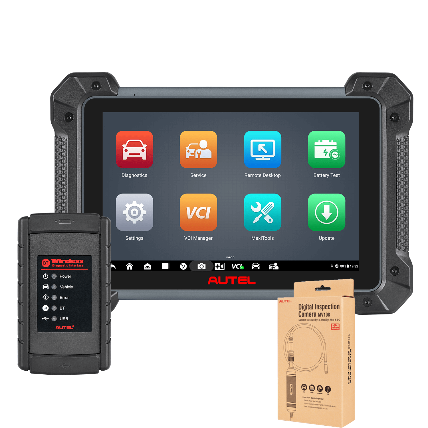 Autel MaxiCOM MK908 II UK/EU | OE-Level All Systems Diagnosis | Oil Reset, BMS | Bi-Directional Control | Advanced ECU Coding