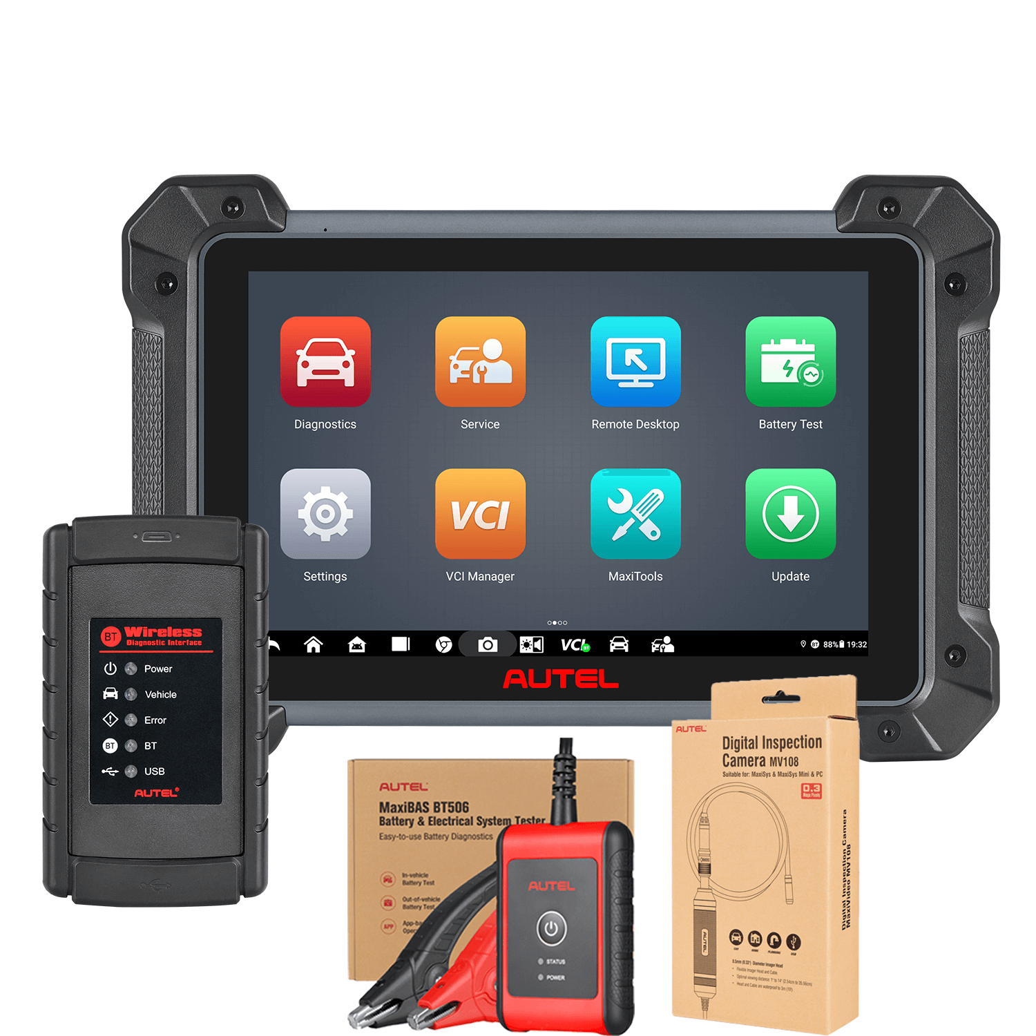 Autel MaxiCOM MK908 II UK/EU | OE-Level All Systems Diagnosis | Oil Reset, BMS | Bi-Directional Control | Advanced ECU Coding