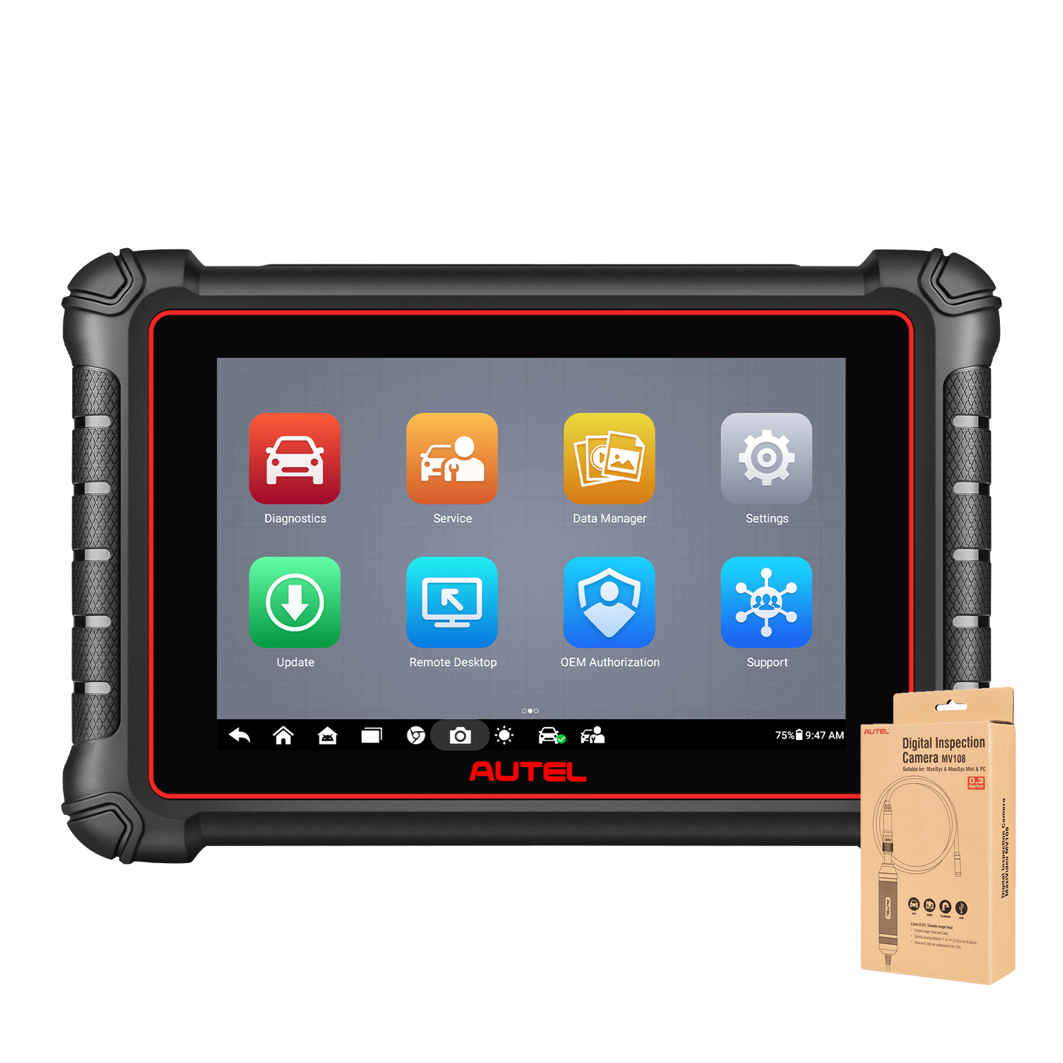Autel MaxiCOM MK900-BT | Upgraded Version of MK808BT Pro | 2024 Newest Released | DoIP/CAN FD Protocol Supported | Hardware Improved