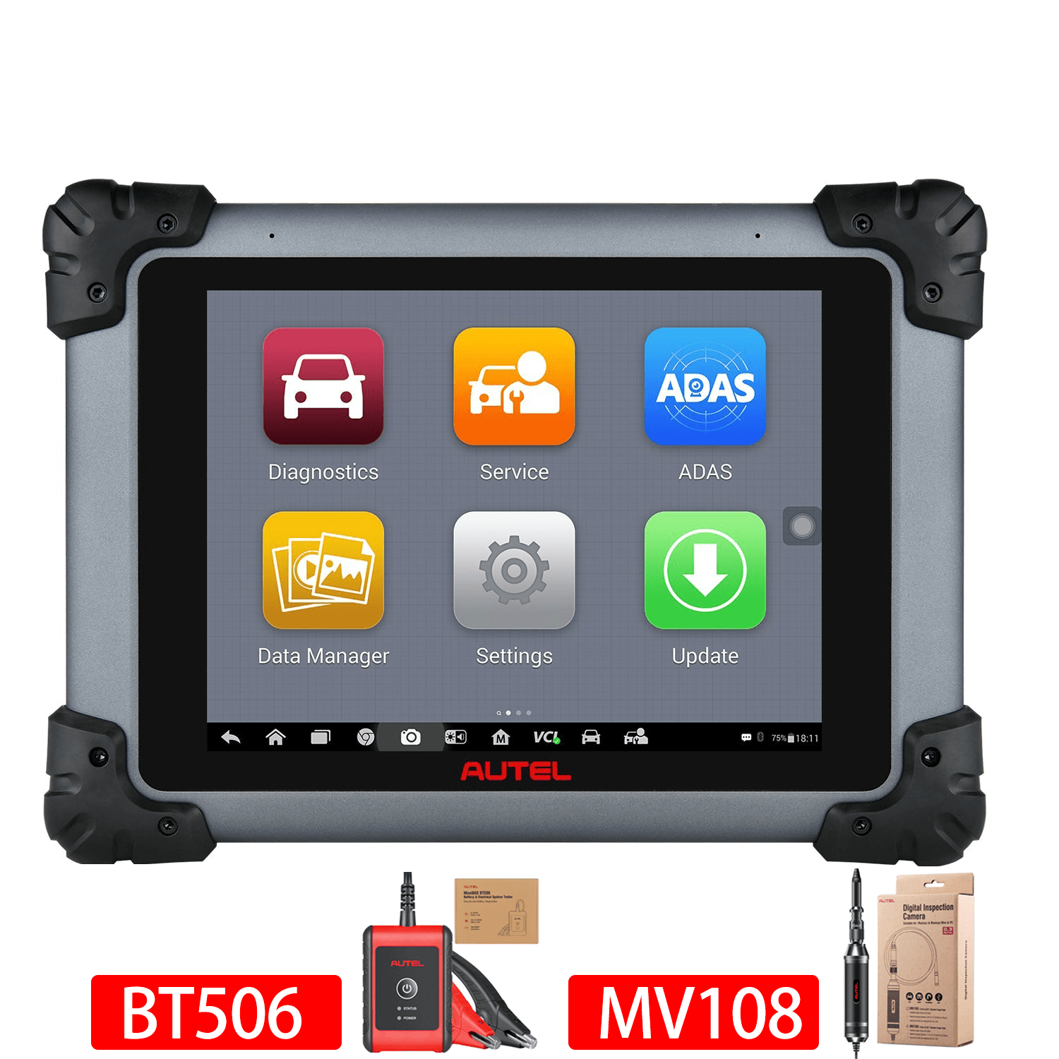 Autel MaxiSys MS908S Pro II UK/EU | With J2534 ECU Programming | ECU Coding | Active Tests | 30+ Special Reset Services