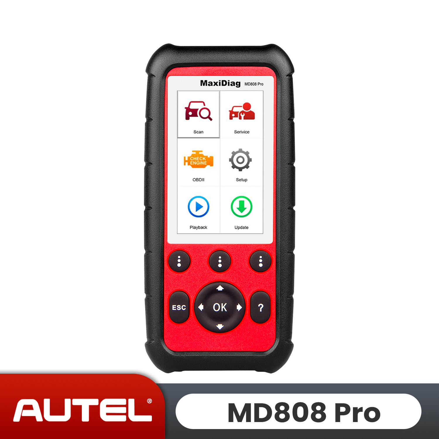 Autel MaxiDiag MD808 Pro | OBD2 Scanner | Upgrade Version of MD808 | Full System Diagnostics | Most 7 Special Reset Functions