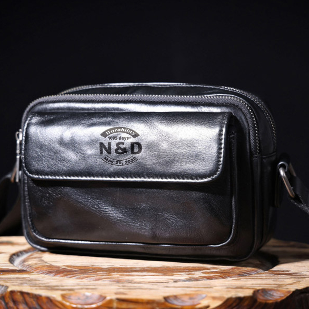 Black Crossbody Phone Bags, Leather Anniversary Gifts For Him