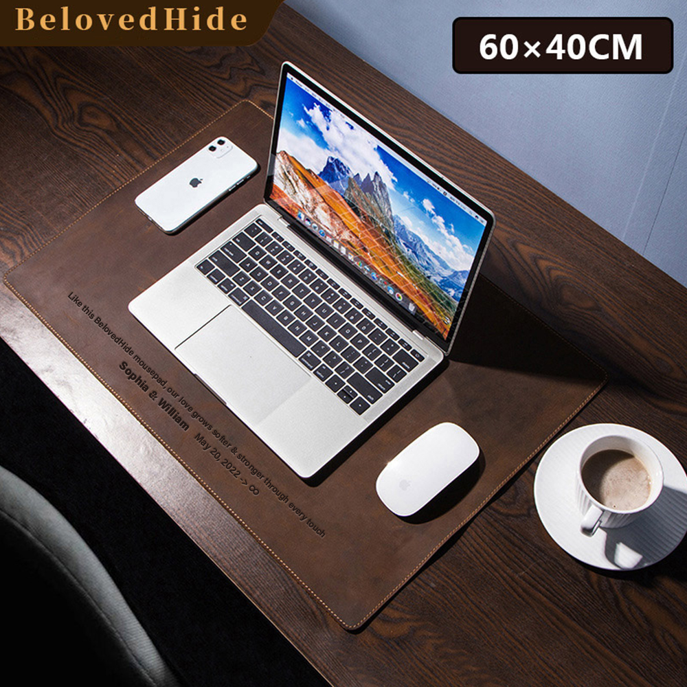 Leather Anniversary Gifts, Leather Mouse Mat 60cm*40cm