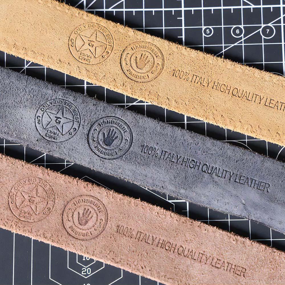 Handmade Black Full Grain Leather Belt for Men | Retro Alloy Buckle – Classic Casual & Formal Belt