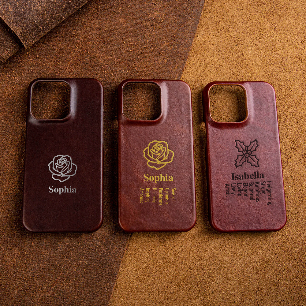 适用苹果16手机壳15promax高端真皮保护壳iPhone 14/13手机壳批发