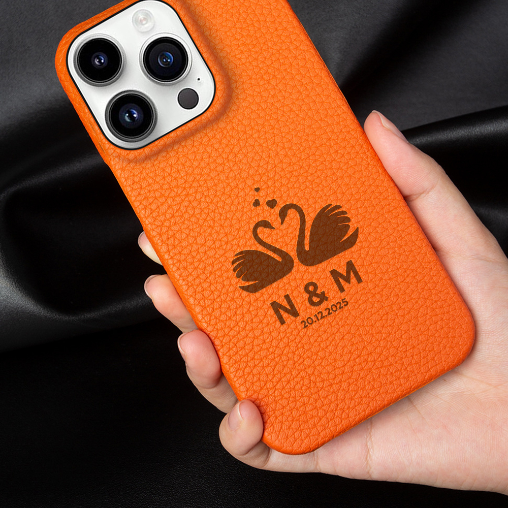 适用苹果16真皮保护套高级感iPhone15promax手机套头层牛皮手机壳