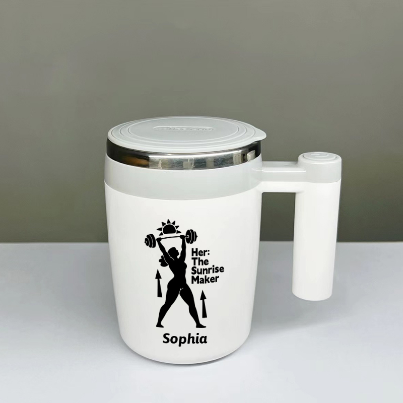 400ml Custom MagStir Pro Coffee Cup, Rechargeable Magnetic Stirring Mug, MagStir Pro Lazy Cup, Best Gift for Father's Day, Mother's Day, Anniversary