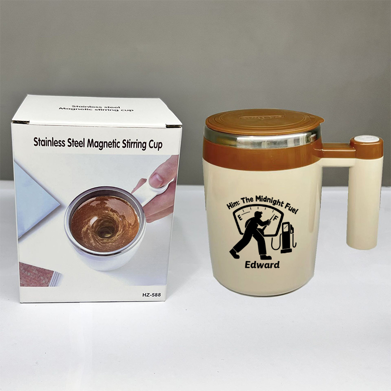 400ml Custom MagStir Pro Coffee Cup, Rechargeable Magnetic Stirring Mug, MagStir Pro Lazy Cup, Best Gift for Father's Day, Mother's Day, Anniversary