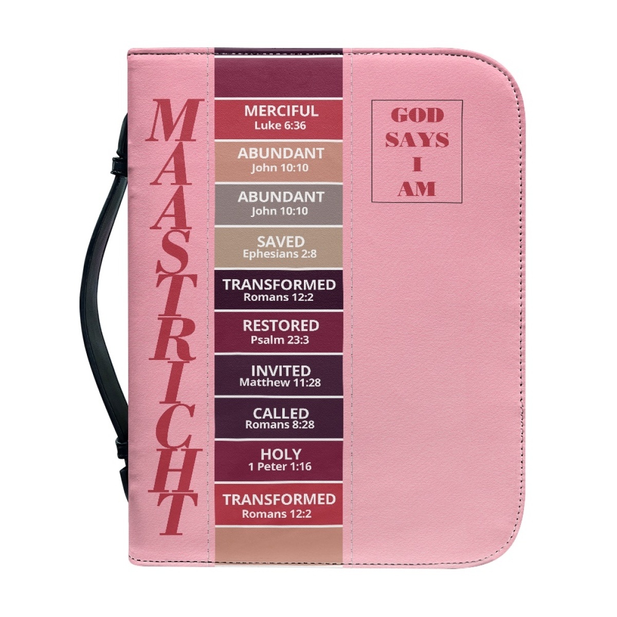 Personalized Bible Bag with Letter-by-Letter Blessing Engraving | LBL