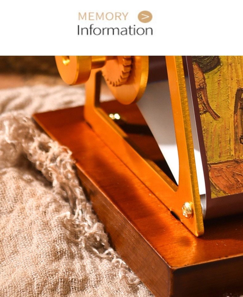 2026 Vintage Oil Painting Style Calendar, Customized Hand-Cranked Mechanical Calendar, Customized Photo Ornaments, Best Christmas Gifts