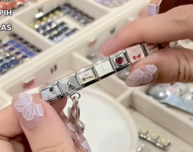 Custom Photo Italian Charm Bracelet, Personalized Charm Necklace, Charm Anklet, Unique Gift for Boyfriend and Girlfriend