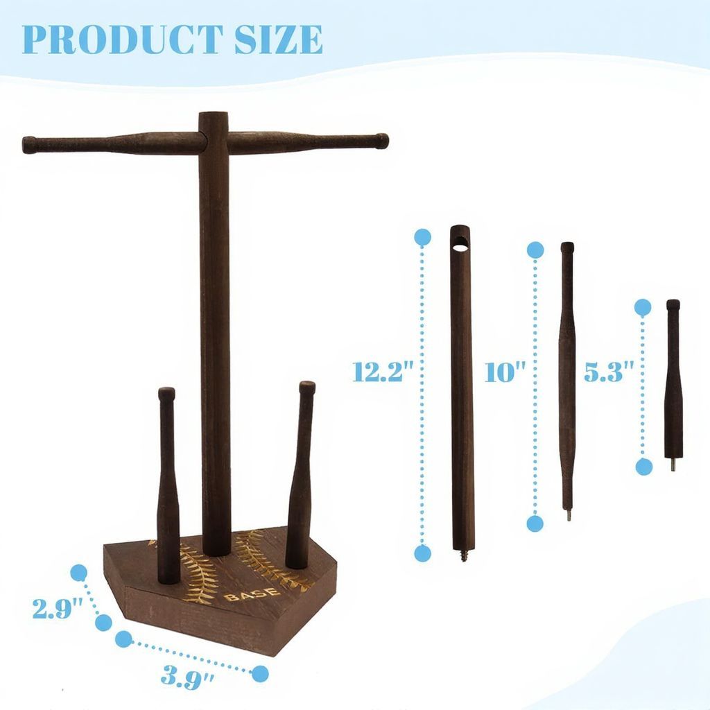 Wooden Custom Jewelry Holder, Solid Wood Custom Jewelry Display, Solid Wood Baseball Championship Ring & Necklace Holder