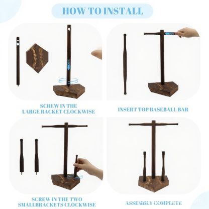 Wooden Custom Jewelry Holder, Solid Wood Custom Jewelry Display, Solid Wood Baseball Championship Ring & Necklace Holder