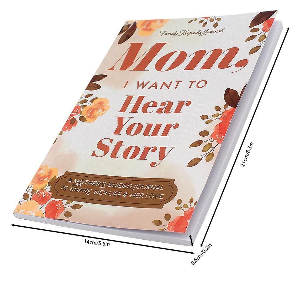 MOM, I Want to Hear Your Story - Mom's Story Notebook, Best Gift for Mother's Day
