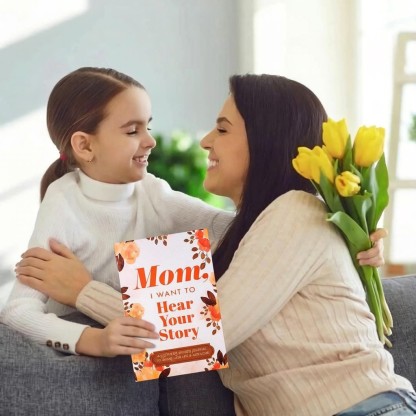 MOM, I Want to Hear Your Story - Mom's Story Notebook, Best Gift for Mother's Day
