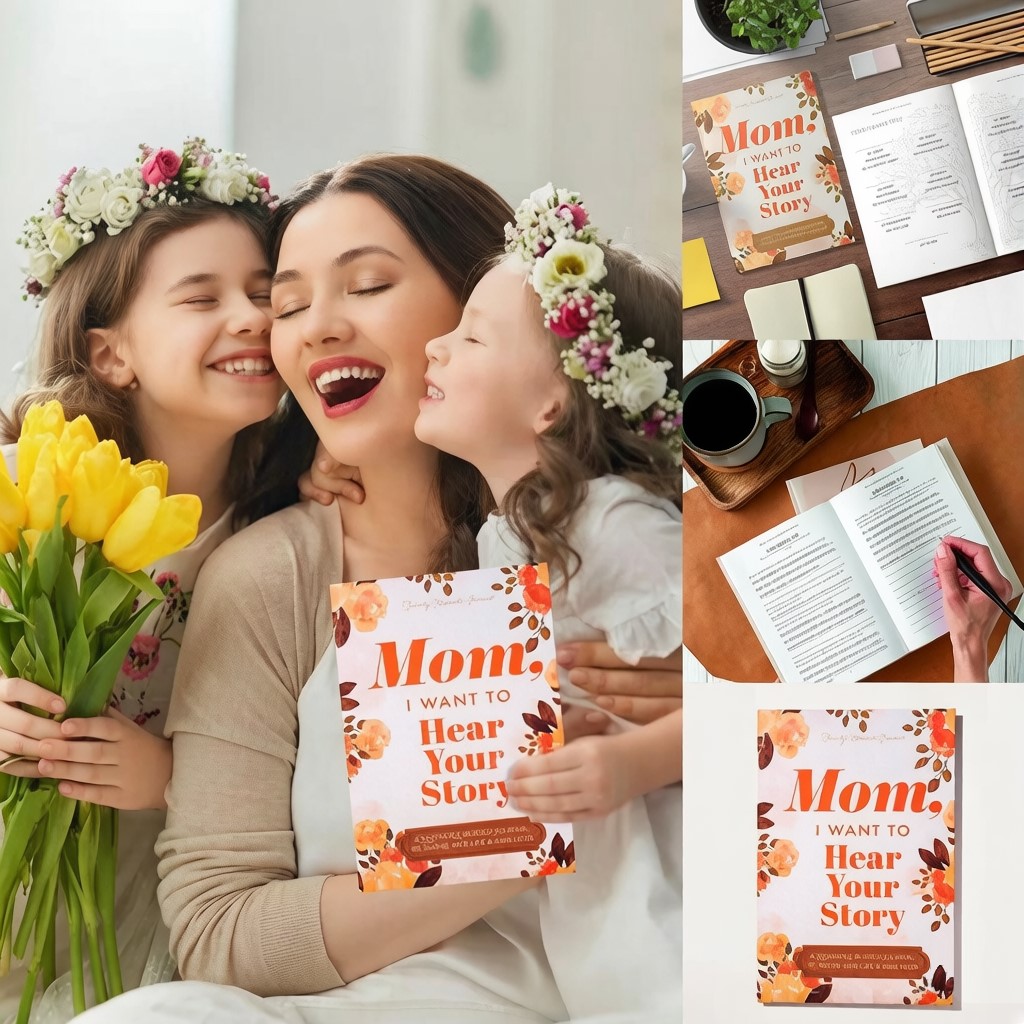 MOM, I Want to Hear Your Story - Mom's Story Notebook, Best Gift for Mother's Day