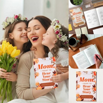 MOM, I Want to Hear Your Story - Mom's Story Notebook, Best Gift for Mother's Day
