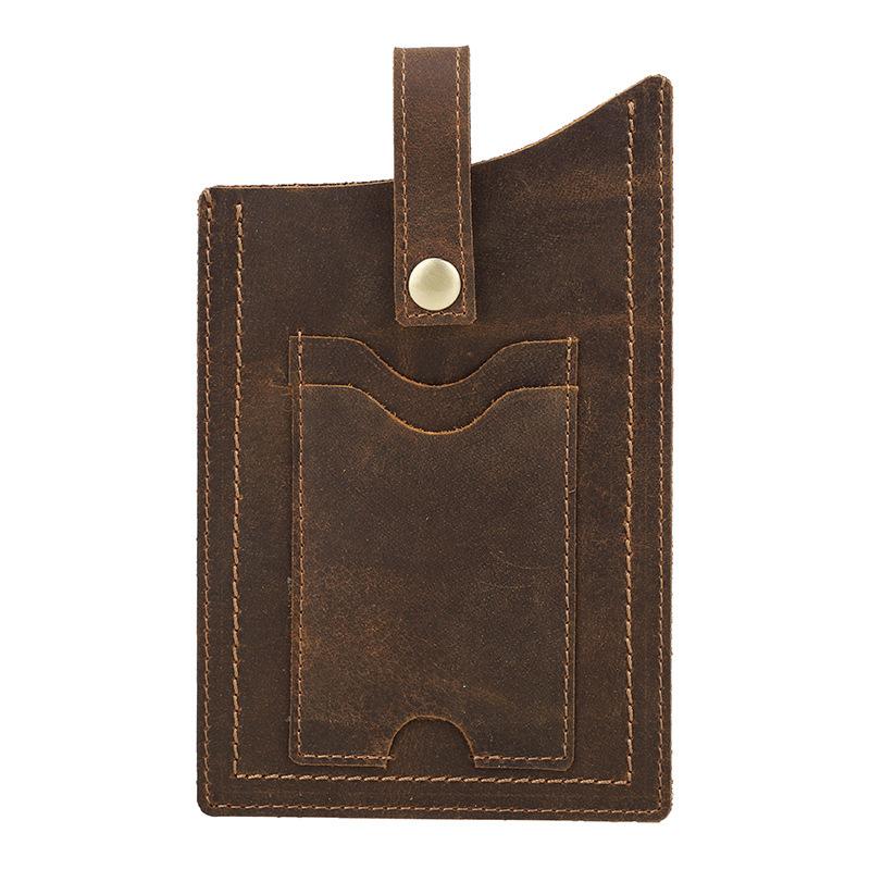 3rd Anniversary Leather Phone Holster - Engraved with "N & D • 1095 Days+"
