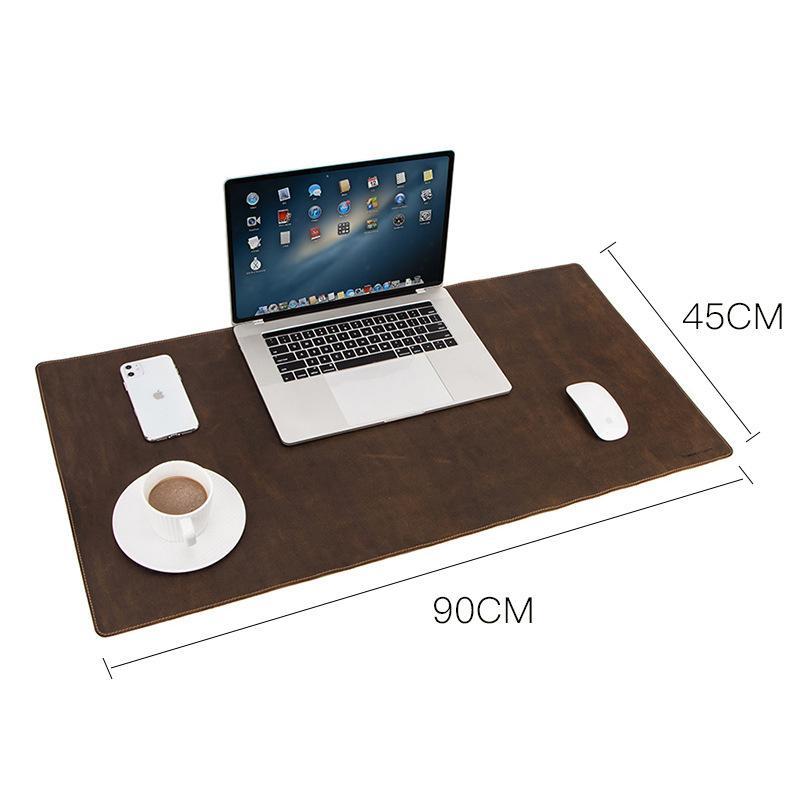 Leather Wedding Anniversary Gifts, Extra-Large Anti-Slip Table Mat 90cm*45cm