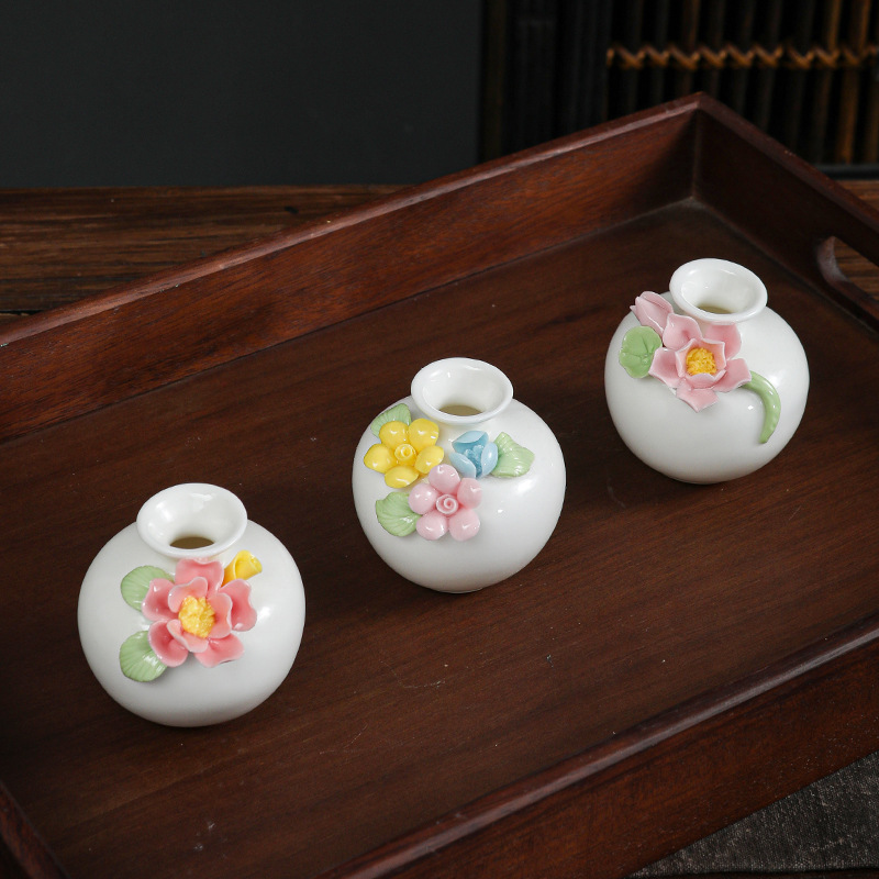 Mini Ceramic Vase, Handmade Ceramic Flower Vase Home Decoration, Best Gift for Her