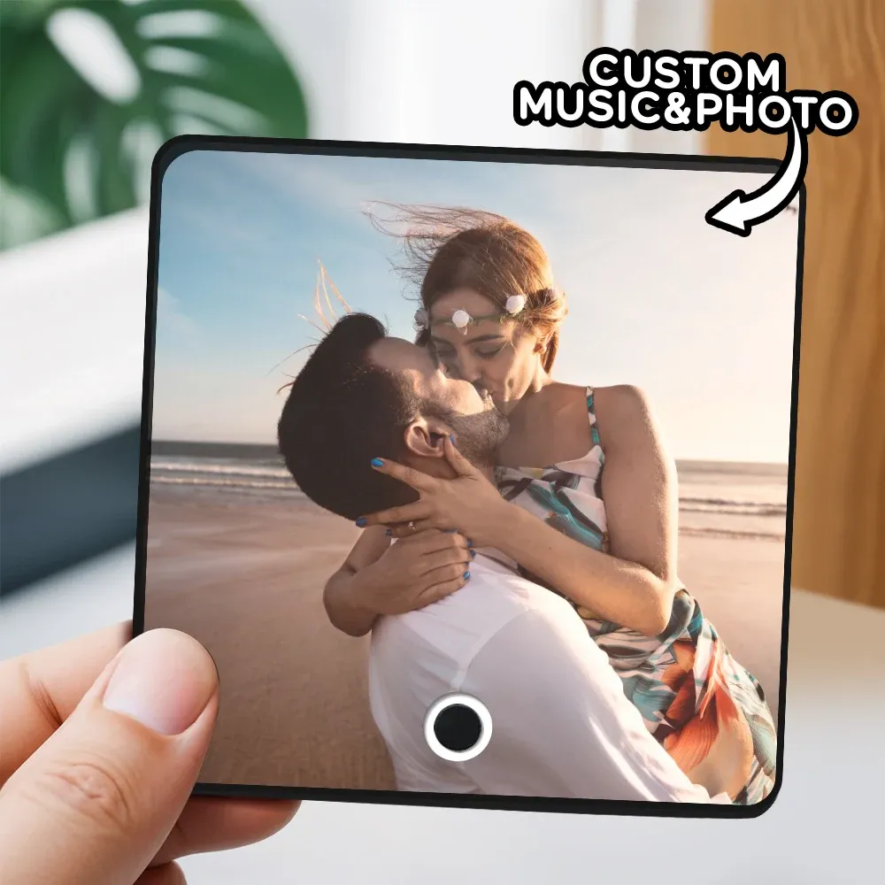 3.0 New Personalized Music Fridge Magnet, Custom Refrigerator Magnets Home Decoration, Best Gifts for Family