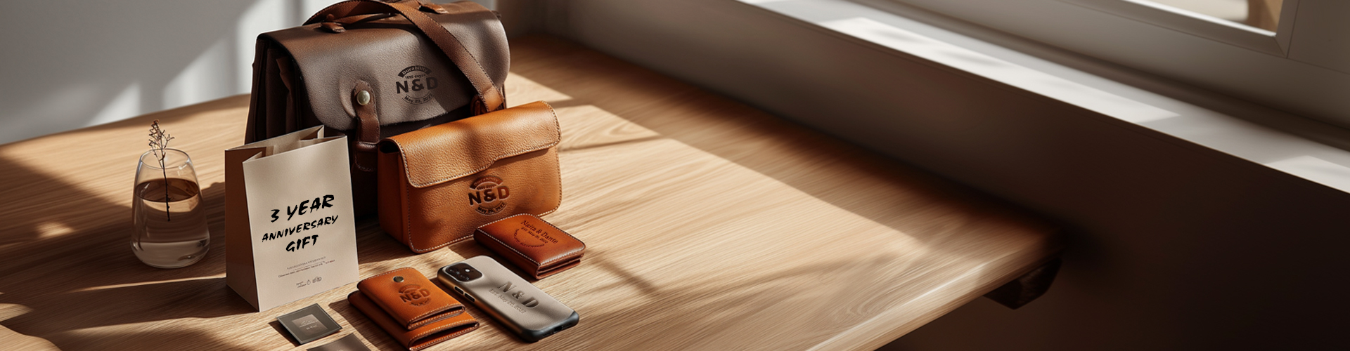 Belovedhide.com-3rd-Anniversary-Gift-Personalized-Leather-Anniversary-Gift