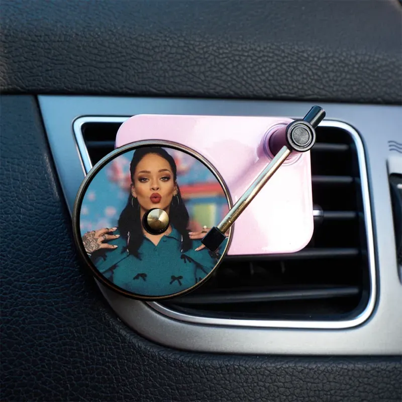 Custom Car Record Player Aromatherapy, Custom Air Vinyl Turntable Fresheners, Design Your Car With Your Favourite Albums
