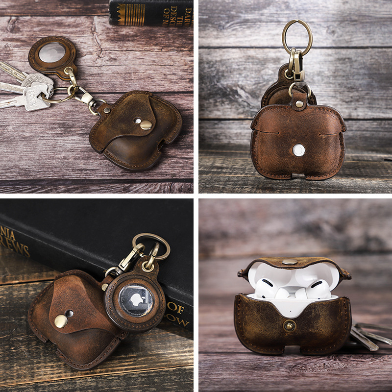 AirPods Pro 2 & AirTag Leather Combo Case - Full-Grain Cowhide