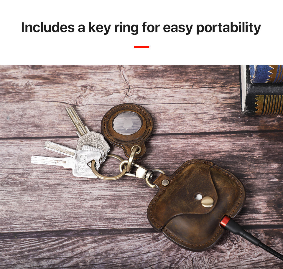 AirPods Pro 2 & AirTag Leather Combo Case - Full-Grain Cowhide