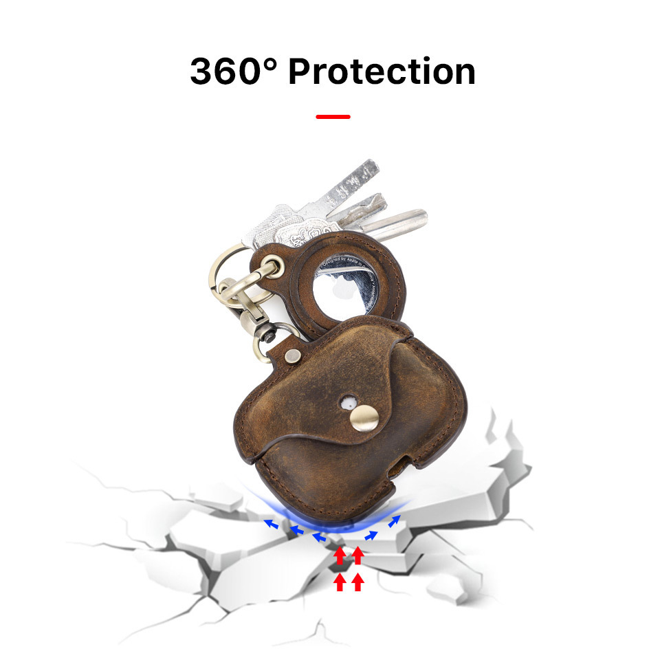 AirPods Pro 2 & AirTag Leather Combo Case - Full-Grain Cowhide