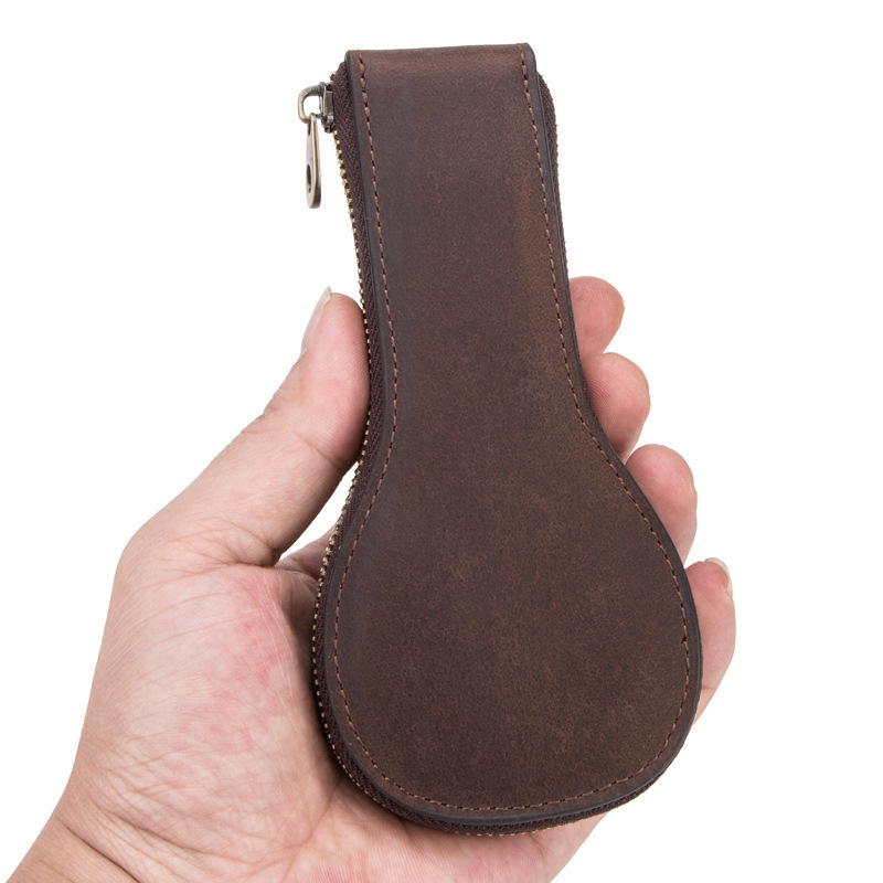 Single Watch Leather Pouch – Anti-Dust Vintage Storage