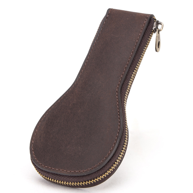 Single Watch Leather Pouch – Anti-Dust Vintage Storage