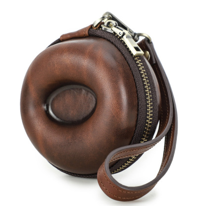 Wrist-Strap Leather Watch Box – Portable Single Watch Protector