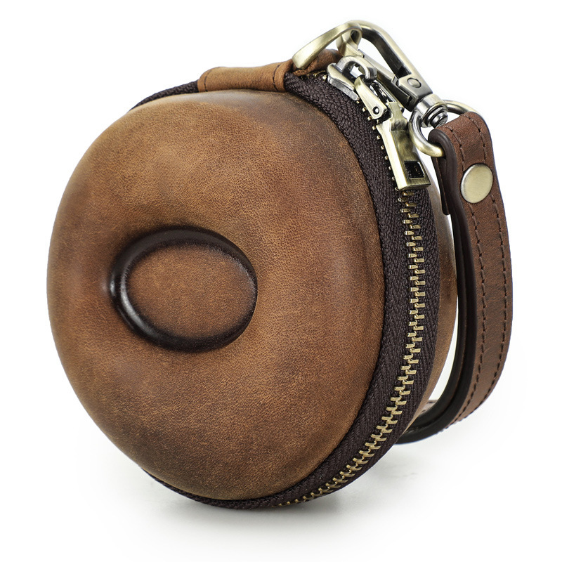 Wrist-Strap Leather Watch Box – Portable Single Watch Protector