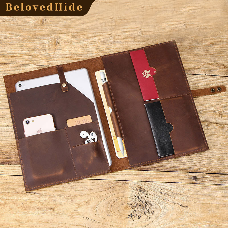 Leather iPad Pro 10.5 Sleeve with Pen Slot – Business-Ready Tablet Protector