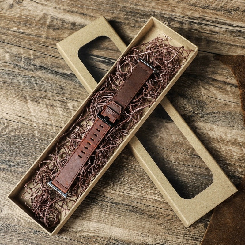 Crazy Horse Leather Apple Watch Bands, Leather Apple Watch Bands for Women