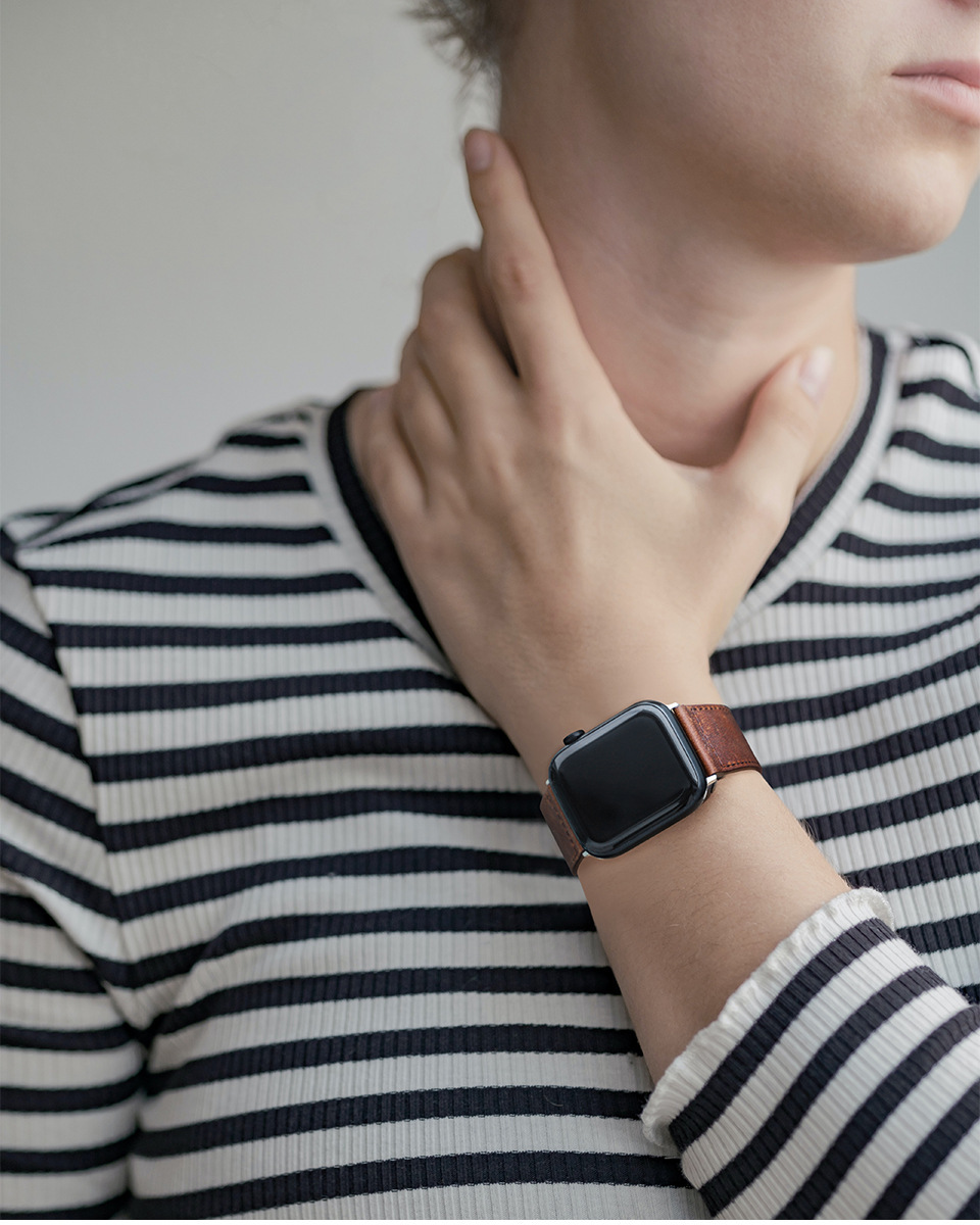 Crazy Horse Leather Apple Watch Bands, Leather Apple Watch Bands for Women