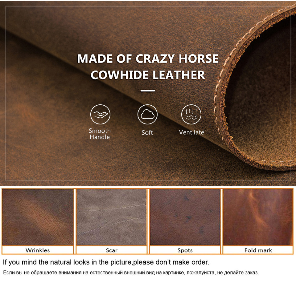 Rustic Brown Leather Desk Mat – 80x40cm (31.5"x15.7") Vintage Workstation