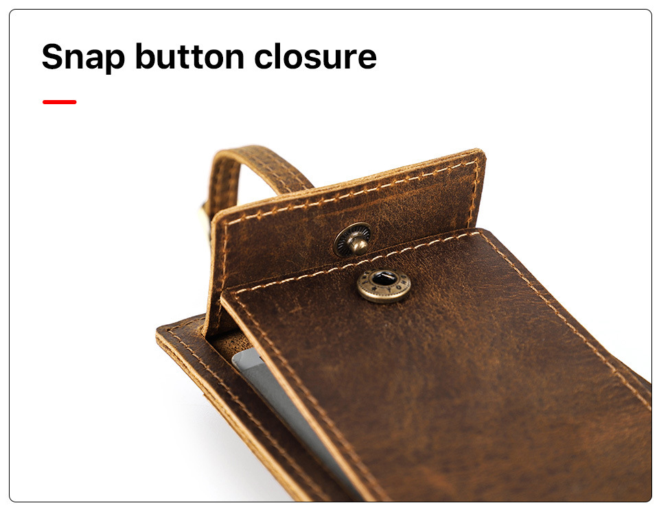 Travel Leather Luggage Tag with AirTag Slot - Vintage Suitcase Tracker