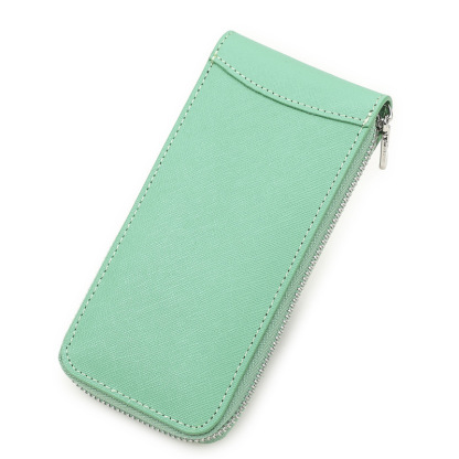 Modern Cross-Grain Leather Watch Pouch – Travel-Friendly Single Storage