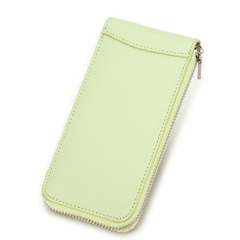 Modern Cross-Grain Leather Watch Pouch – Travel-Friendly Single Storage