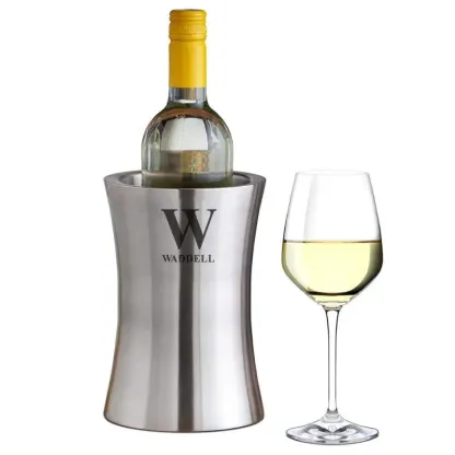 Custom Wine Chiller With Name,  Stainless Steel Wine Chiller, Best Holiday Gift for Him