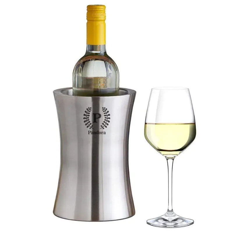 Custom Wine Chiller With Name,  Stainless Steel Wine Chiller, Best Holiday Gift for Him