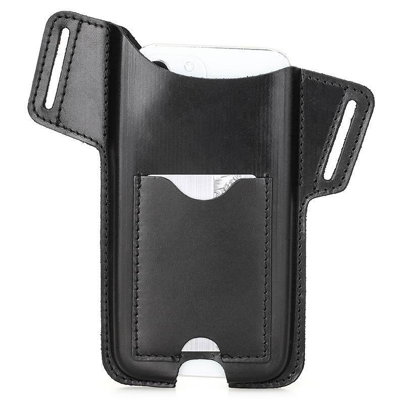 Wild Horse Pattern iPhone Case - 3rd Anniversary Leather Holster with "N & D • 1095 Days+"