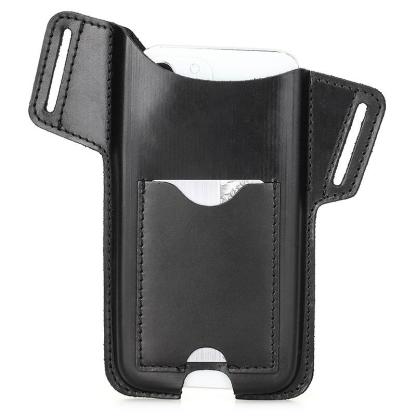 Wild Horse Pattern iPhone Case - 3rd Anniversary Leather Holster with "N & D • 1095 Days+"