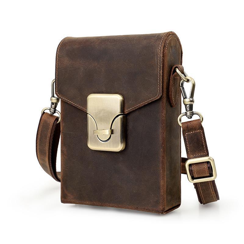 Crossbody Phone Bags, Vintage Wild Horse Leather Phone Case