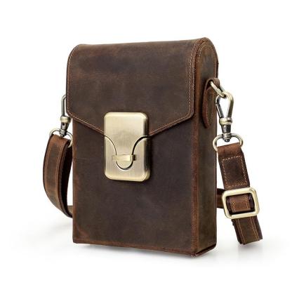 Crossbody Phone Bags, Vintage Wild Horse Leather Phone Case