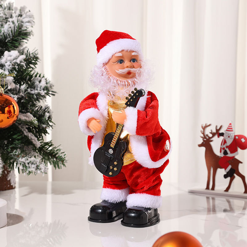 11in Twerking Santa Claus Doll, Twerking Santa Claus Toy​, Twisted Hip Dancing Musical Santa,Fun Christmas Gift
